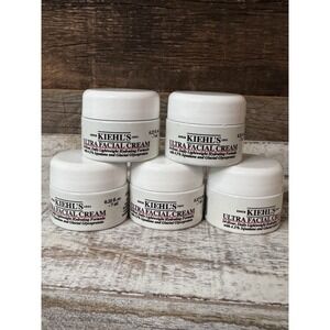 Kiehl's Ultra Facial Cream 0.25oz Minis x5 Lightweight‎ 24HR Moisturizer | $38